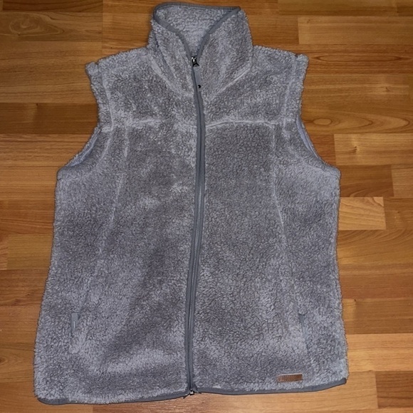 Free Country women’s grayish purple faux fur vest Size Large - Picture 2 of 10